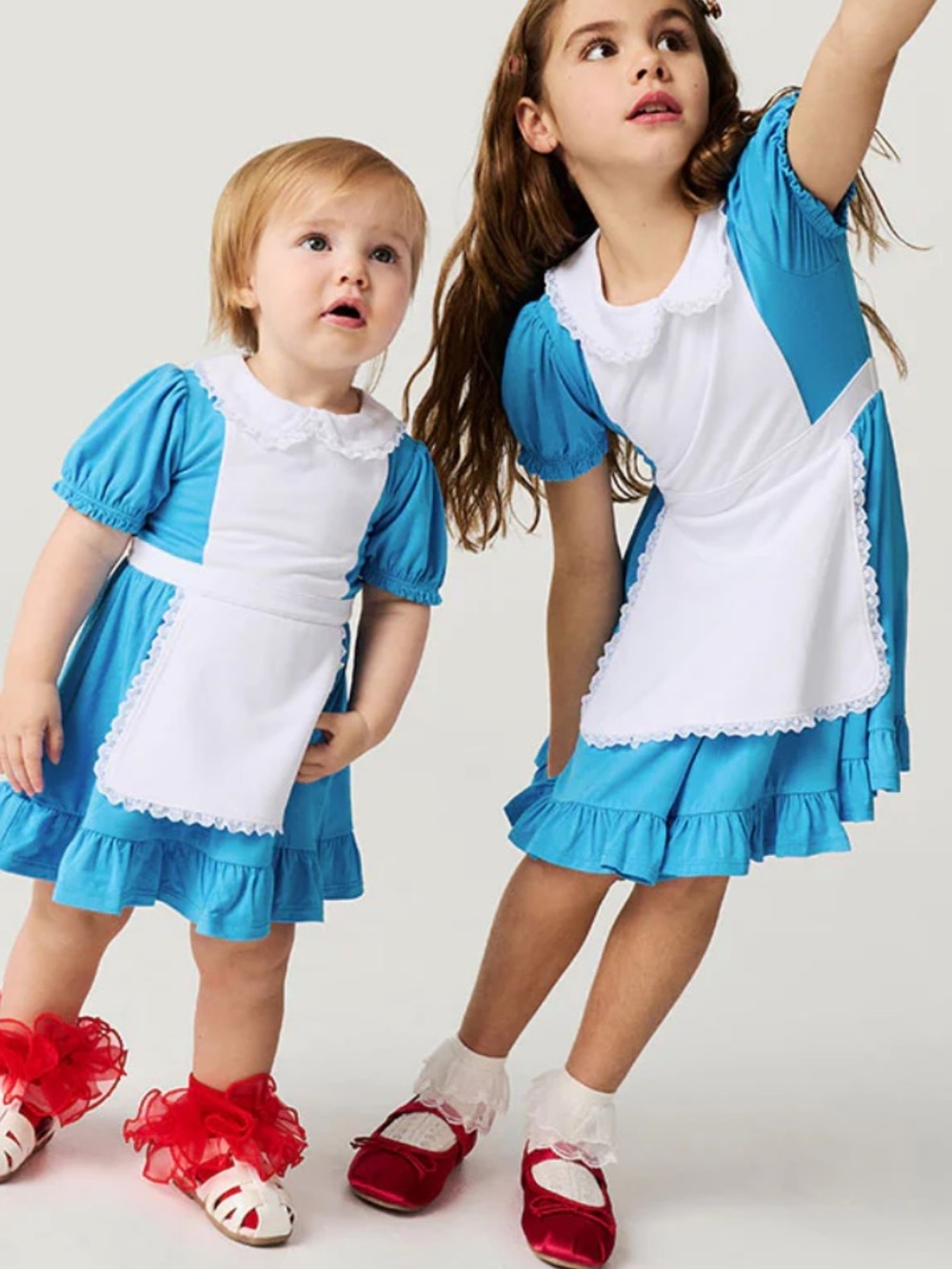 Posh Peanut Disney Limited Edition Alice In Wonderland Twirl Dress with Apron